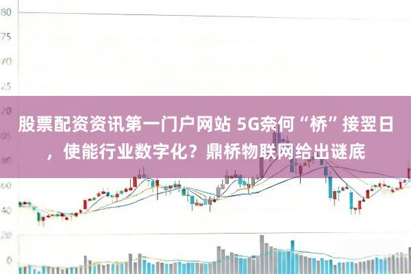 股票配资资讯第一门户网站 5G奈何“桥”接翌日,使能行业数字化?鼎桥物联网给出谜底