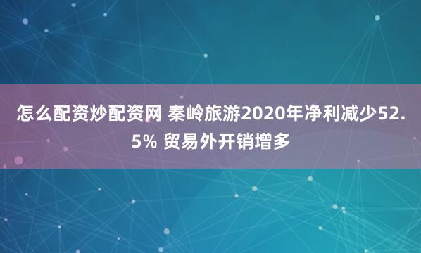 怎么配资炒配资网 秦岭旅游2020年净利减少52.5% 贸易外开销增多