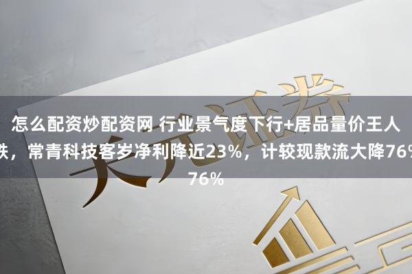 怎么配资炒配资网 行业景气度下行+居品量价王人跌,常青科技客岁净利降近23%,计较现款流大降76%